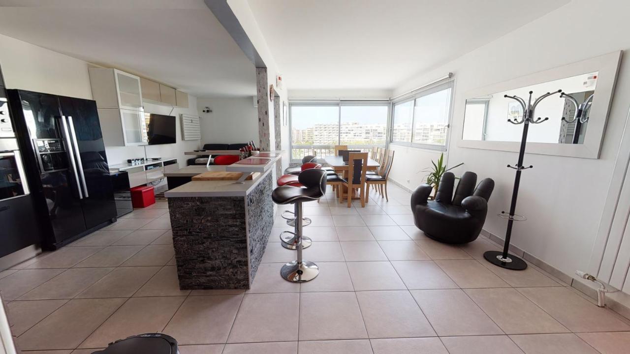 Duplex Grand Standing Vue Mer Et Port Mauguio Luaran gambar